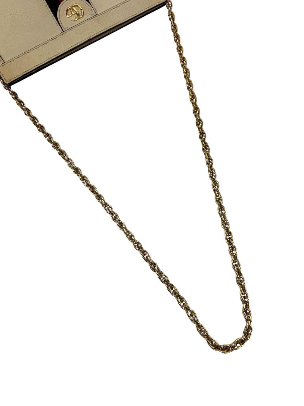 Gucci Ivory Ophidia Leather Shoulder Bag