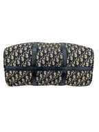 Christian Dior Vintage Navy Oblique 40cm Boston Bag