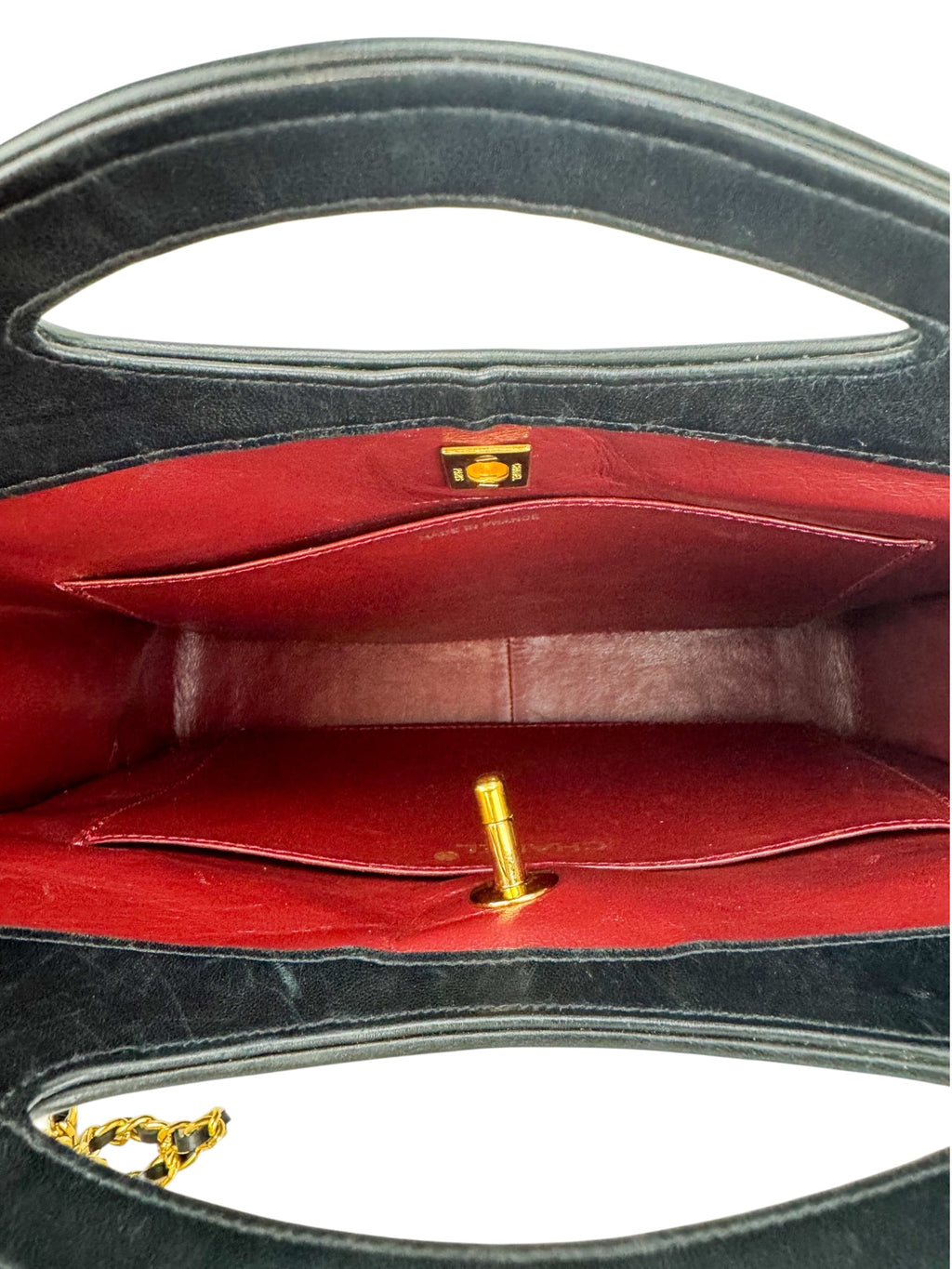 Chanel Vintage Black 31 Shopping Bag