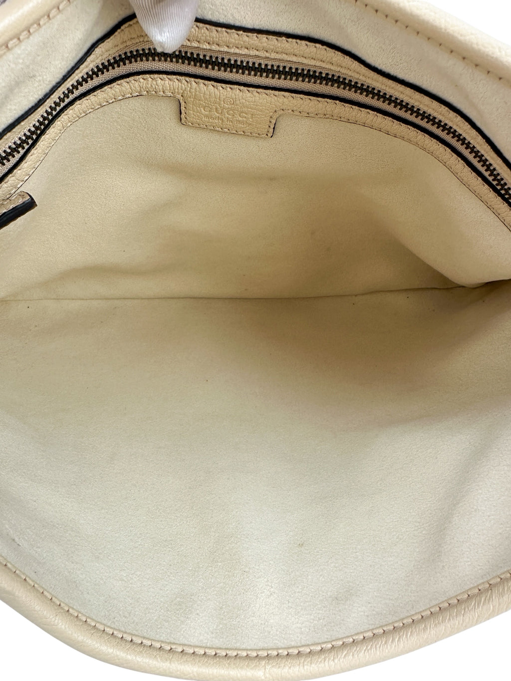Gucci Ivory Leather Aphrodite Bag