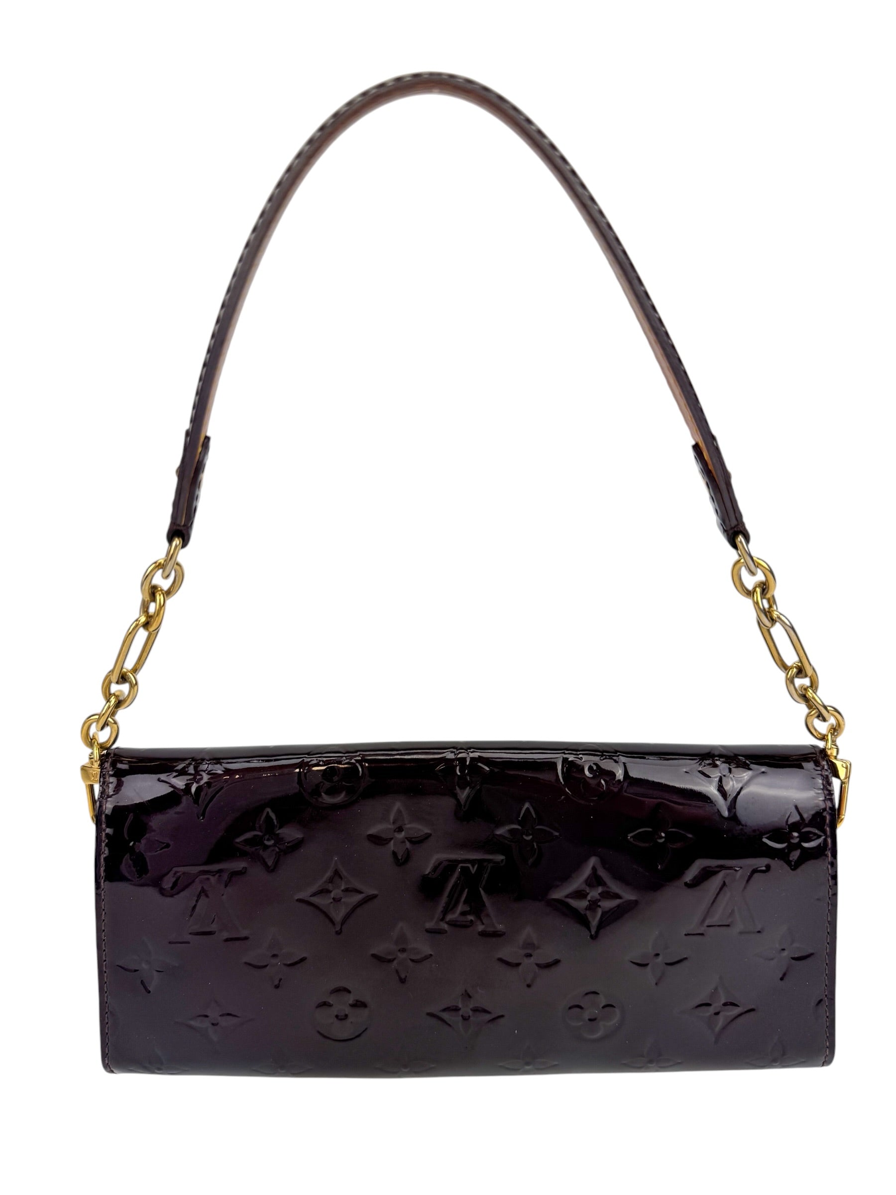 Louis Vuitton Amarante Vernis Sunset Boulevard Shoulder Bag