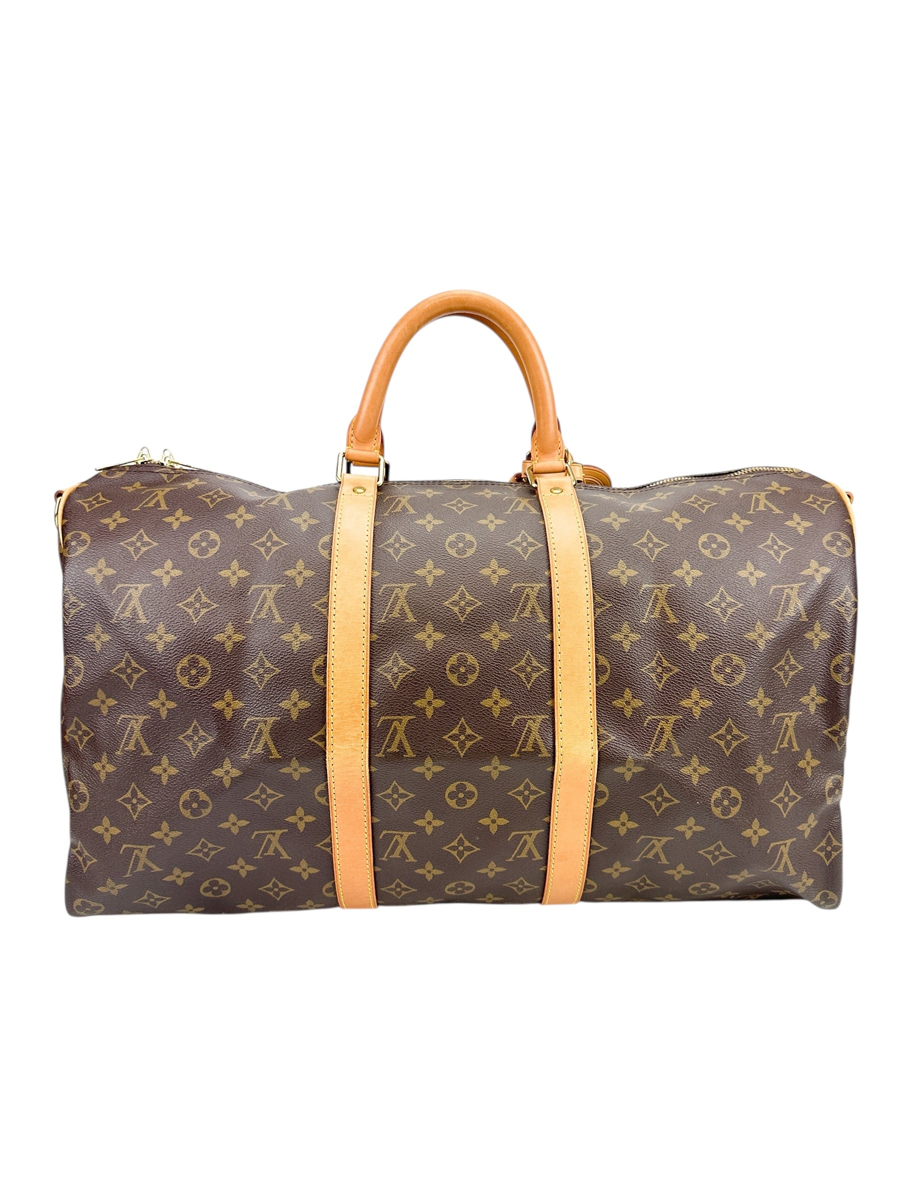 Louis Vuitton Vintage Monogram Bandouliere Keepall 50