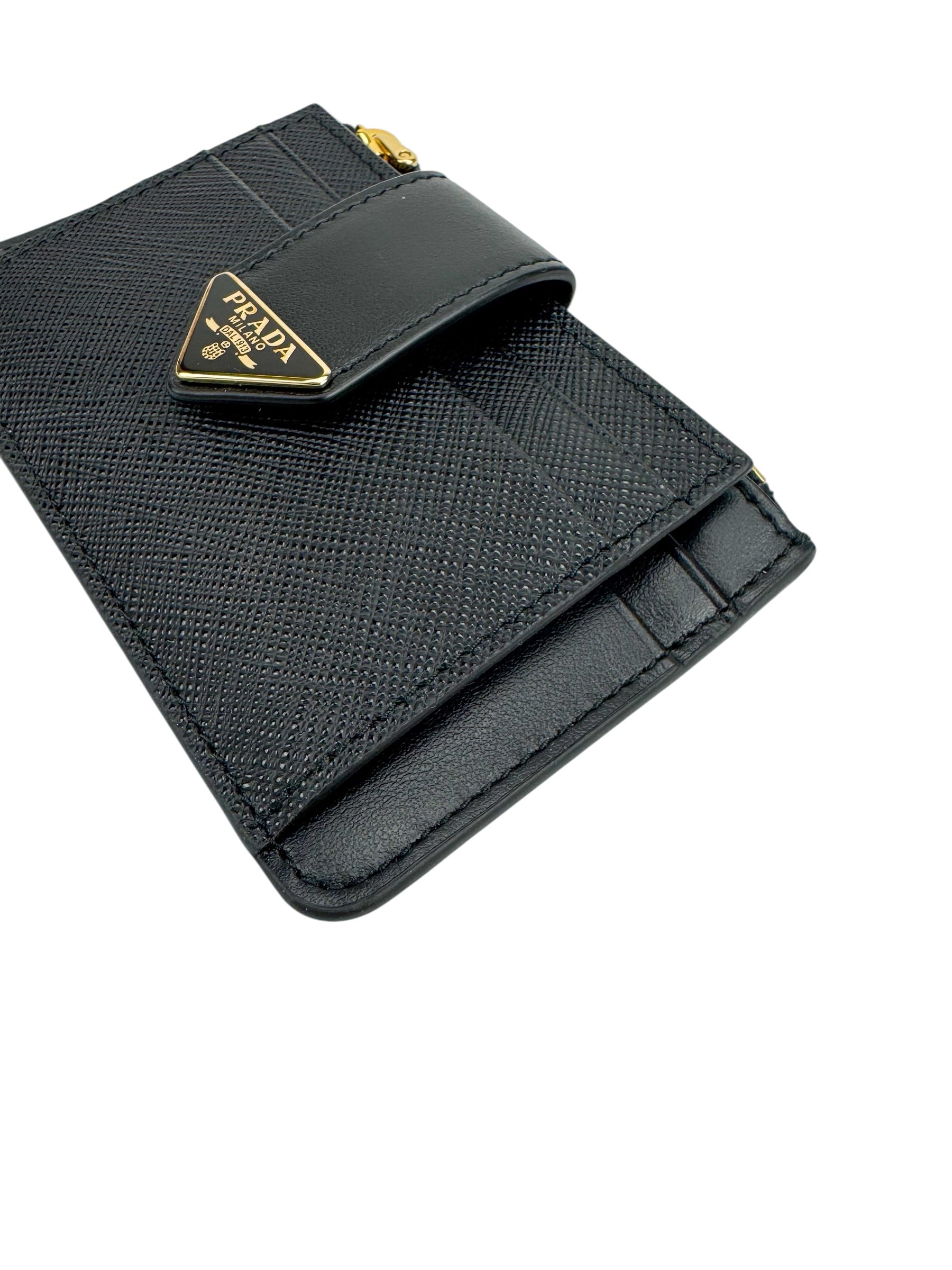 Prada Saffiano Compact Wallet