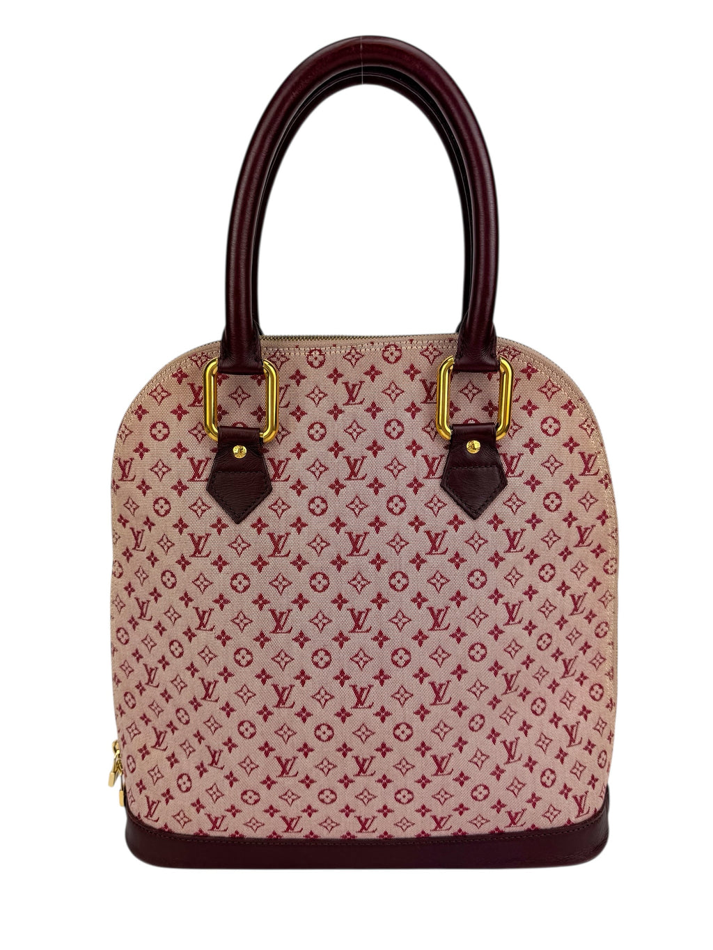 Louis Vuitton Red Mini Lin Haut Alma