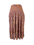 Missoni Orange/Purple Multi Color Skirt Size 42
