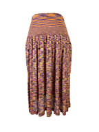 Missoni Orange/Purple Multi Color Skirt Size 42