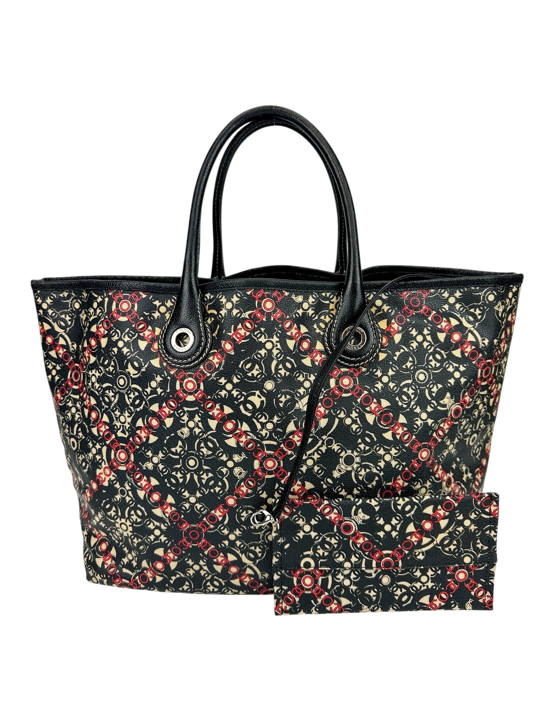 Chanel Optic Coco Large Tote W/ Pouch