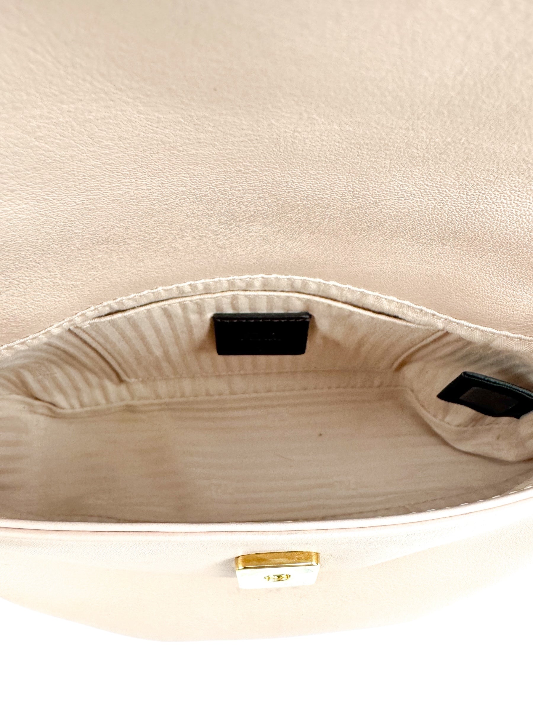 Fendi Pink Leather Crossbody Bag