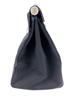 Hermès Black Toile and Leather XL Herbag W/ Spare Bag