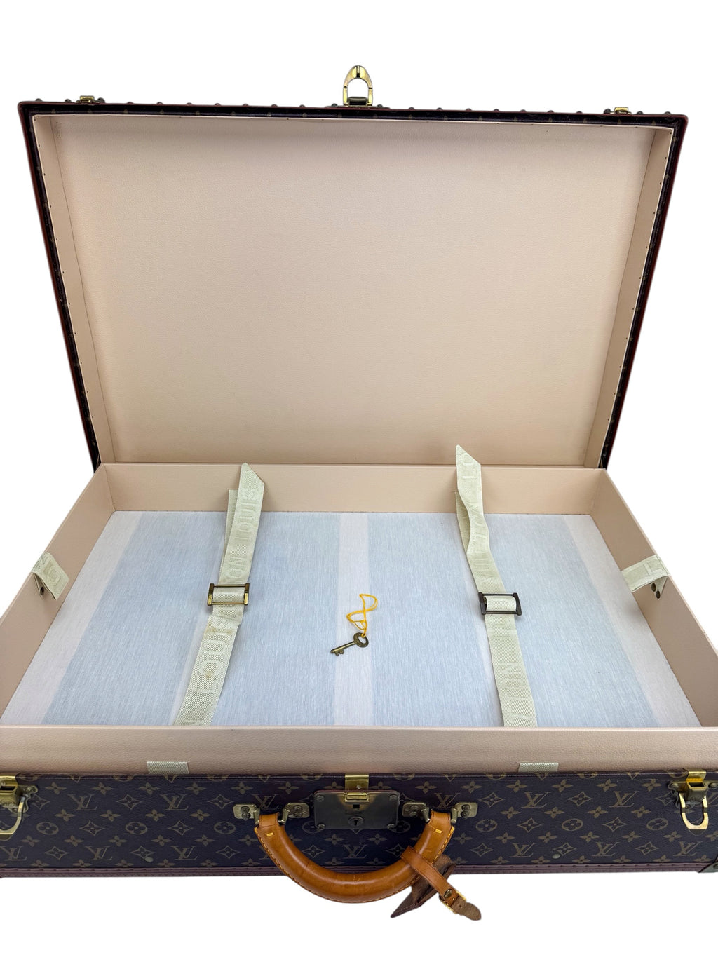 Louis Vuitton Vintage Monogram Alzer Trunk 75