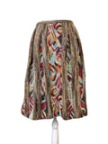 Missoni Brown/Blue Pleated Skirt Size 42