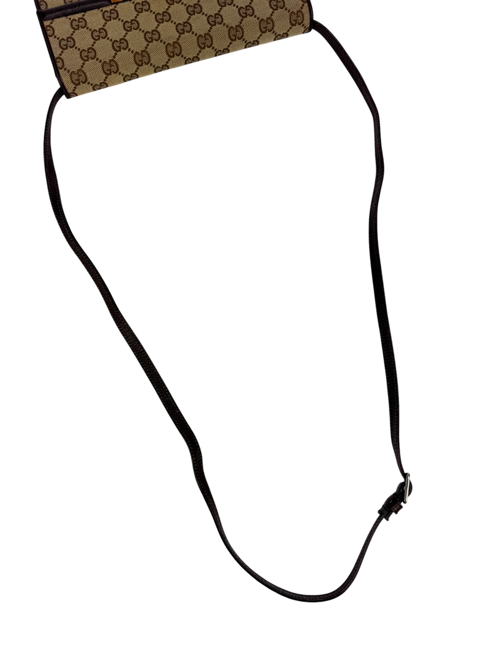 Gucci GG Canvas Bamboo Crossbody Bag