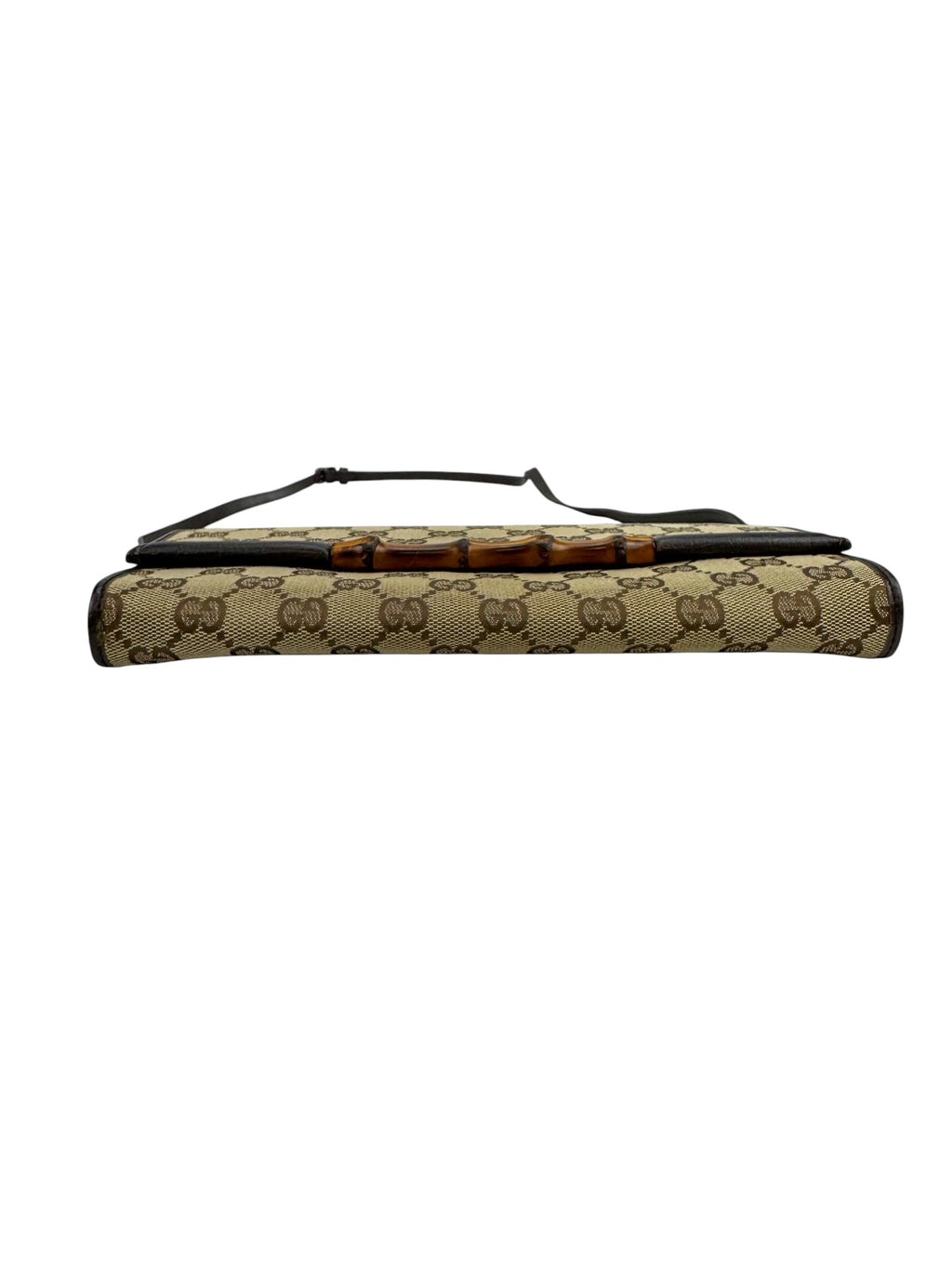 Gucci GG Canvas Bamboo Crossbody Bag