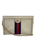 Gucci Ivory Ophidia Leather Shoulder Bag