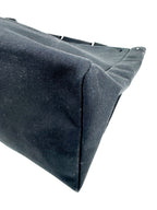 Hermès Black Toile and Leather XL Herbag W/ Spare Bag