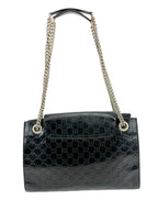 Gucci Black Guccissima Shoulder Bag