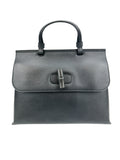 Gucci Black Leather Bamboo Daily Tote