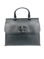 Gucci Black Leather Bamboo Daily Tote