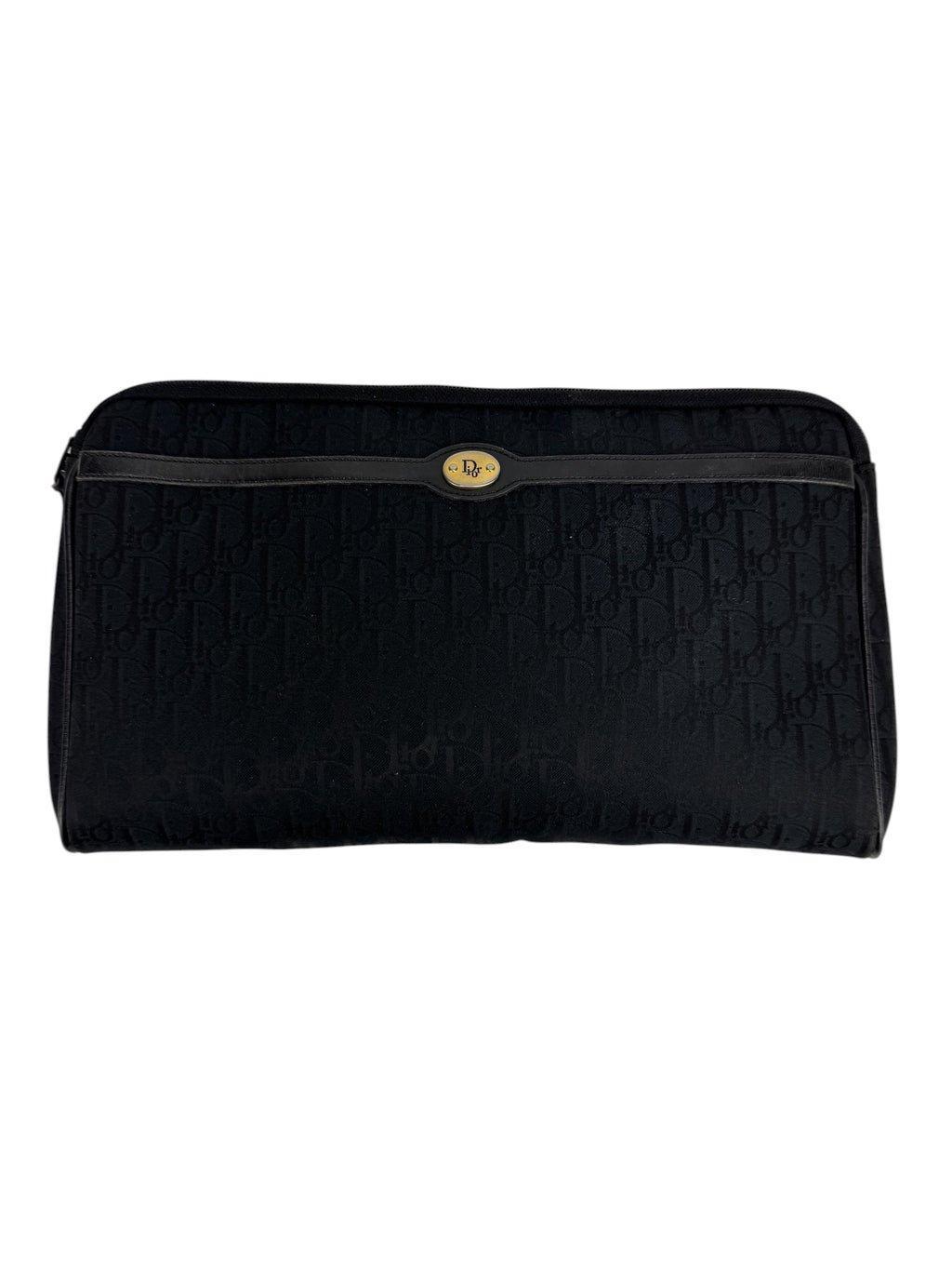 Christian Dior Black Trotter Clutch