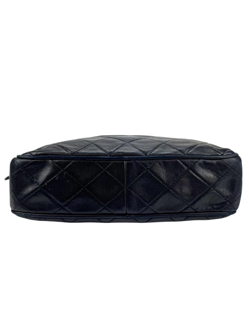 Chanel Vintage Black Quilted Camera Bag