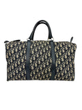 Christian Dior Vintage Navy Oblique 40cm Boston Bag