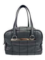 Chanel Black Chocolate Bar Boston Bag