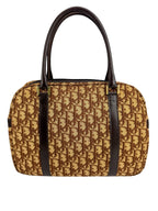 Christian Dior Beige Oblique Boston Bag