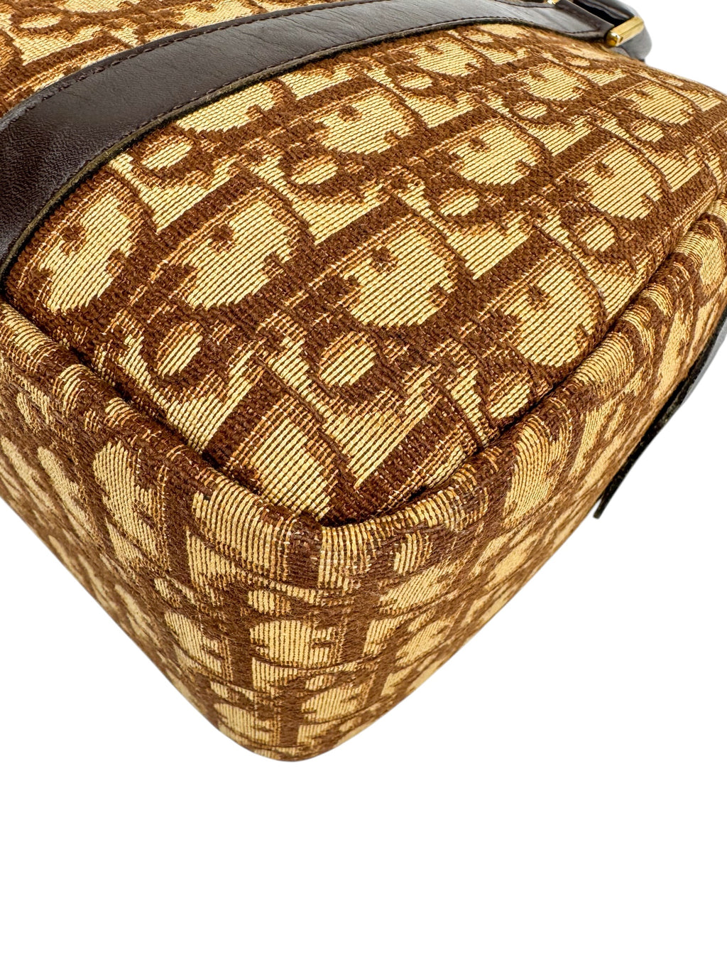 Christian Dior Beige Oblique Boston Bag