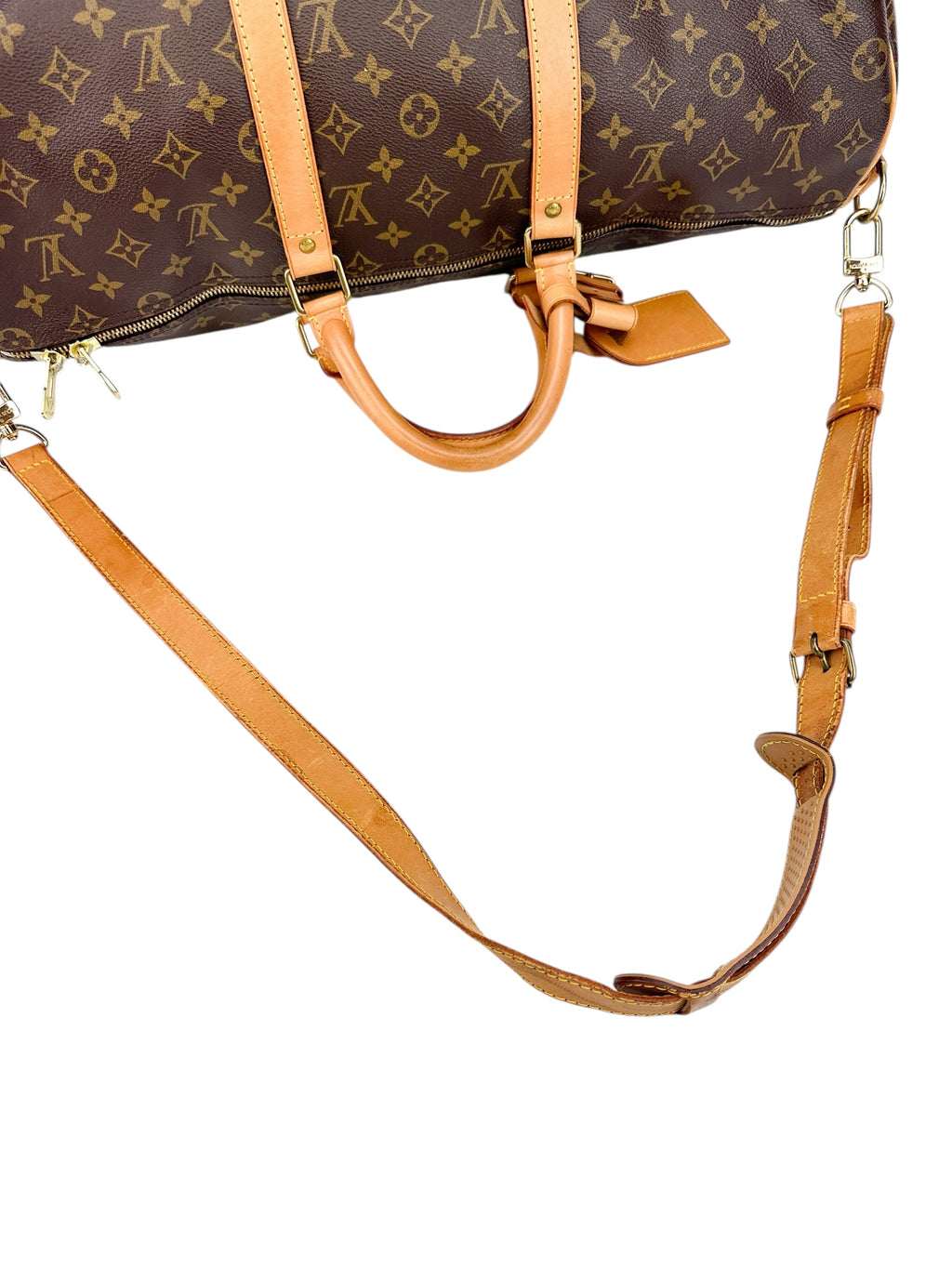 Louis Vuitton Vintage Monogram Bandouliere Keepall 50