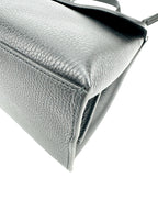 Gucci Black Leather Bamboo Daily Tote