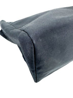 Hermès Black Toile and Leather XL Herbag W/ Spare Bag