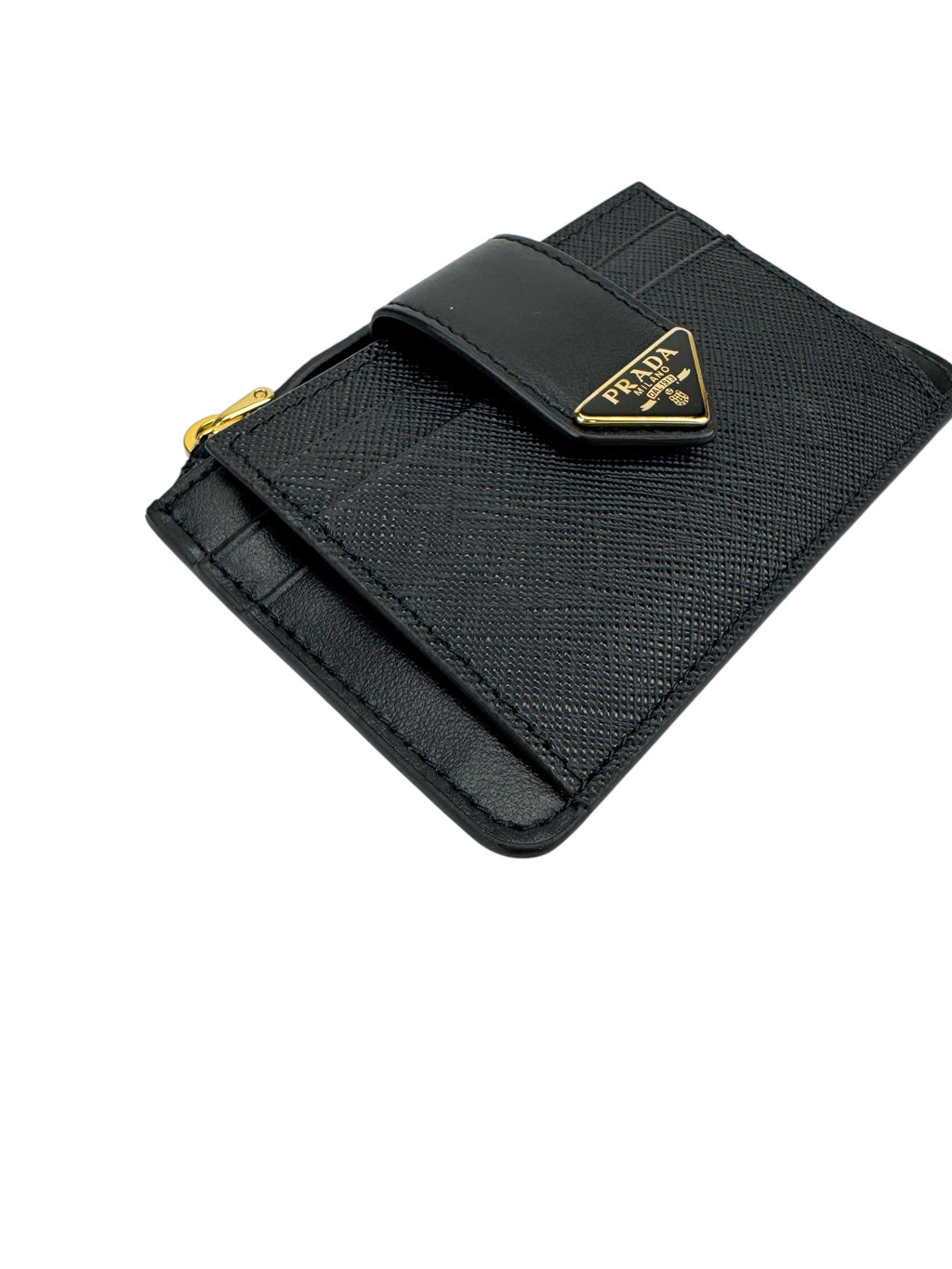 Prada Saffiano Compact Wallet
