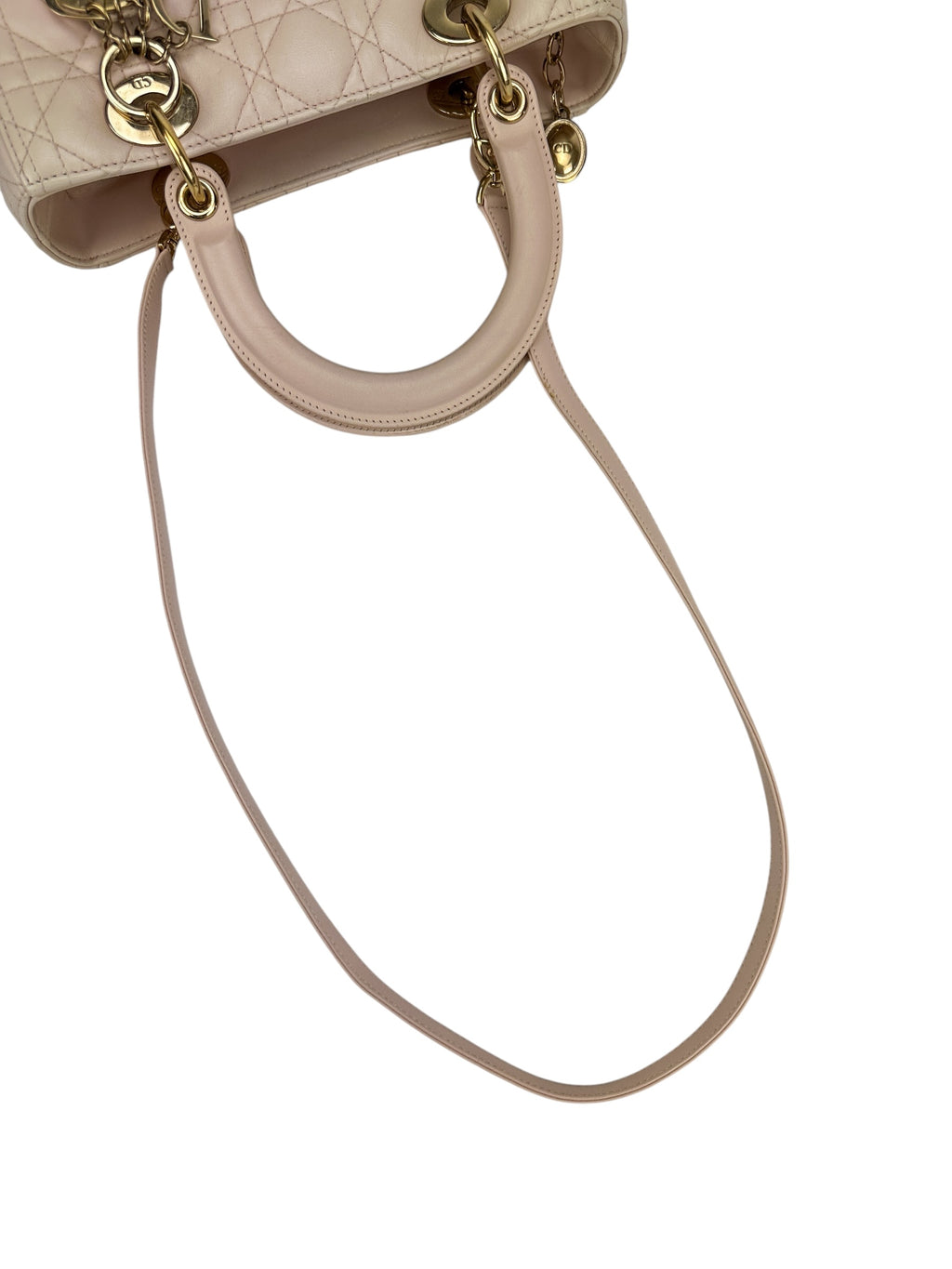 Christian Dior Pink Cannage Medium Lady Dior