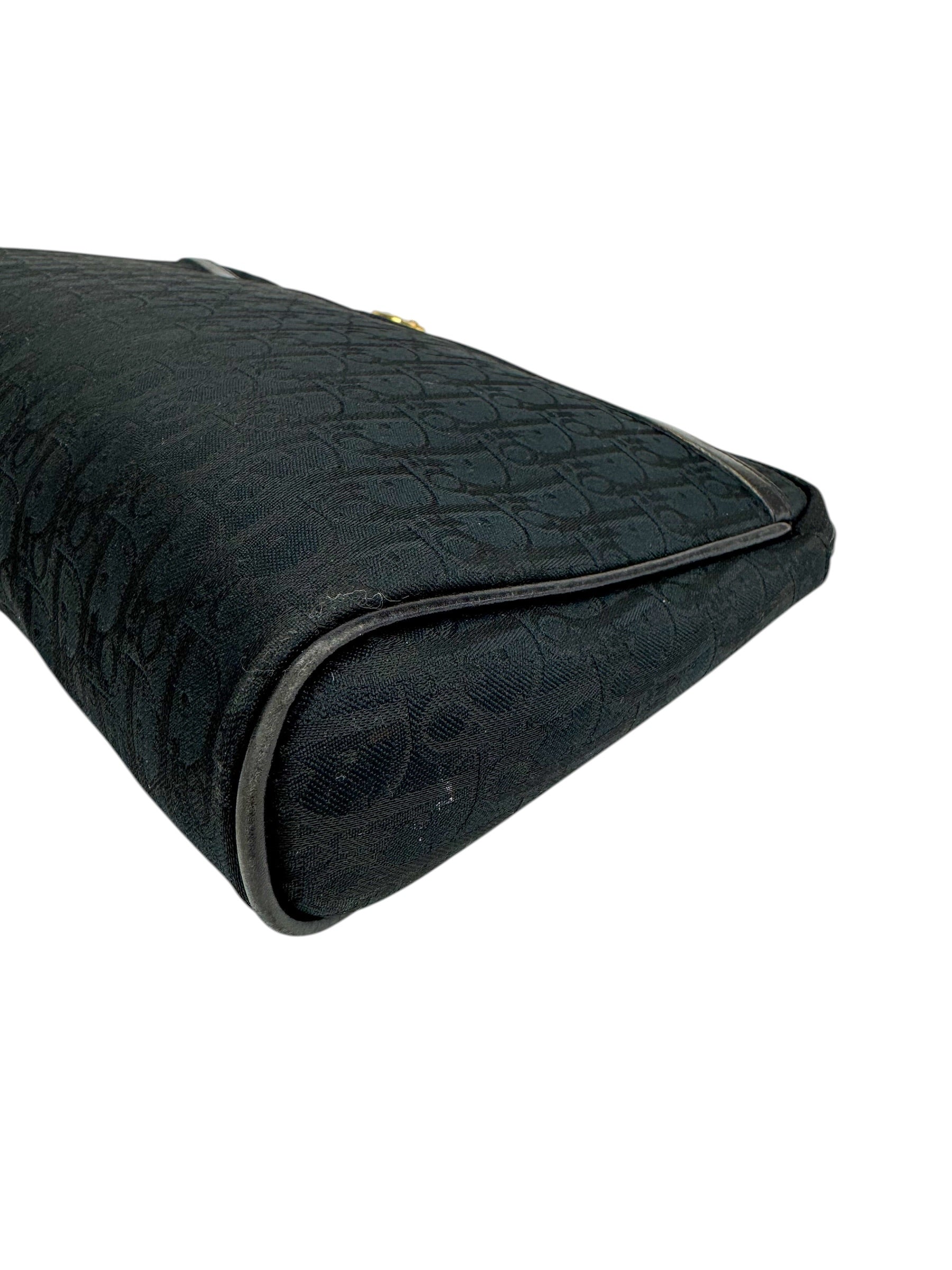 Christian Dior Black Trotter Clutch