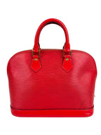Louis Vuitton Red Epi Alma PM