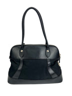 Prada Black Nylon and Leather Shoulder Bag