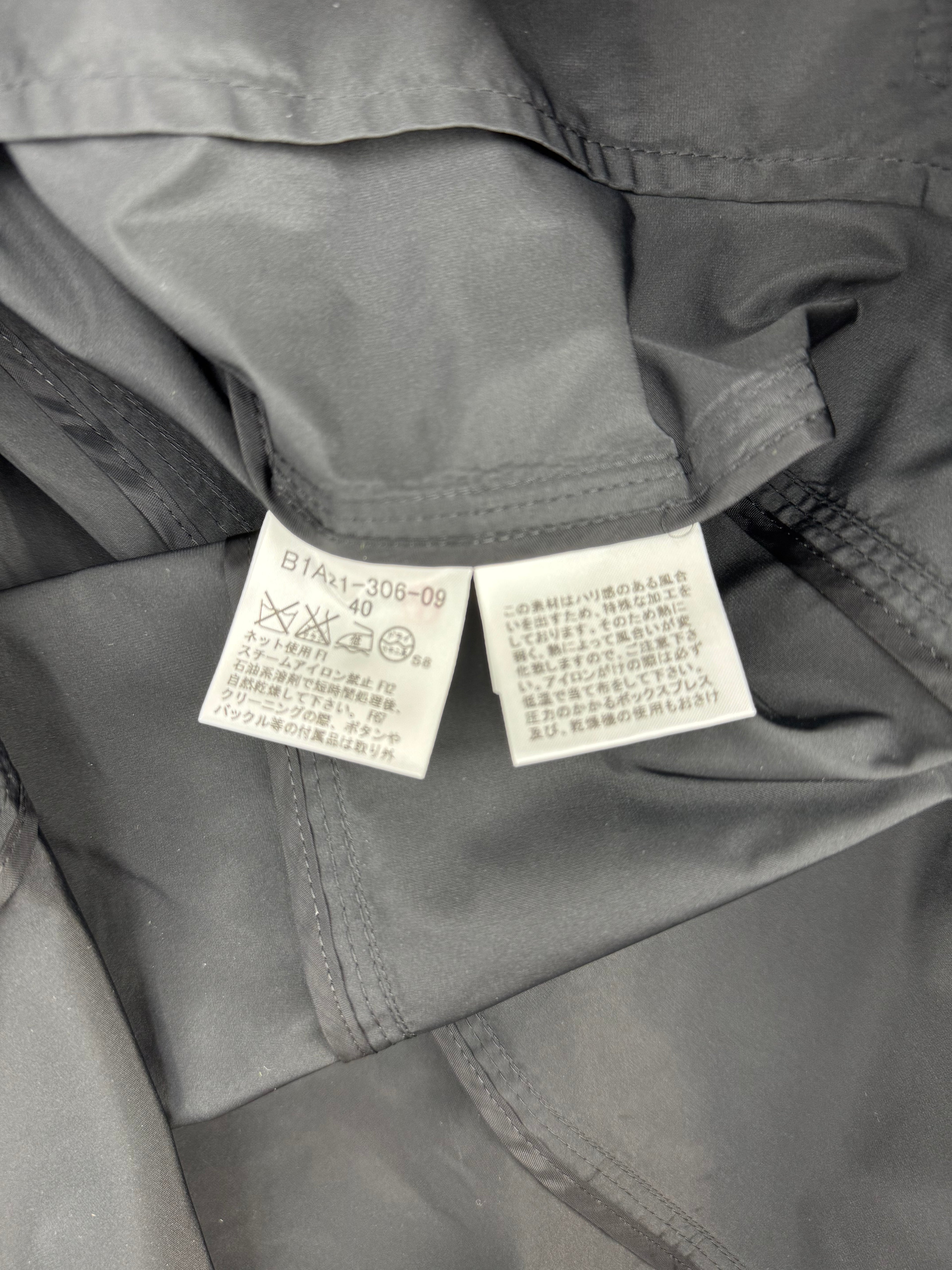 Burberry Black Trench Coat Size 40