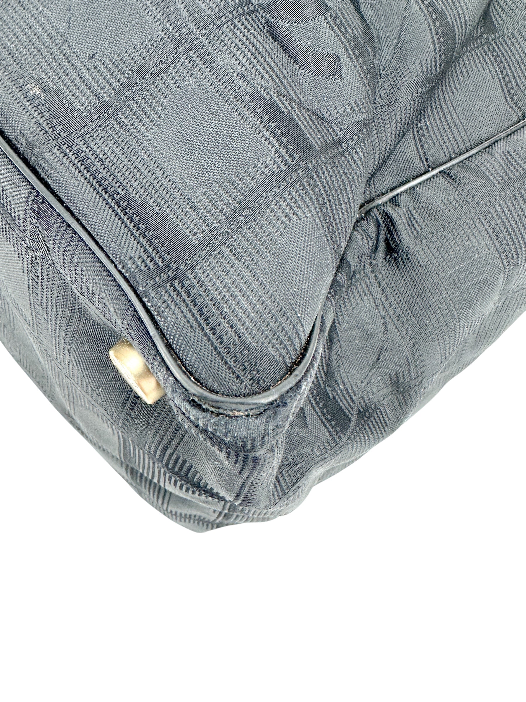 Chanel Black Travel Line Tote