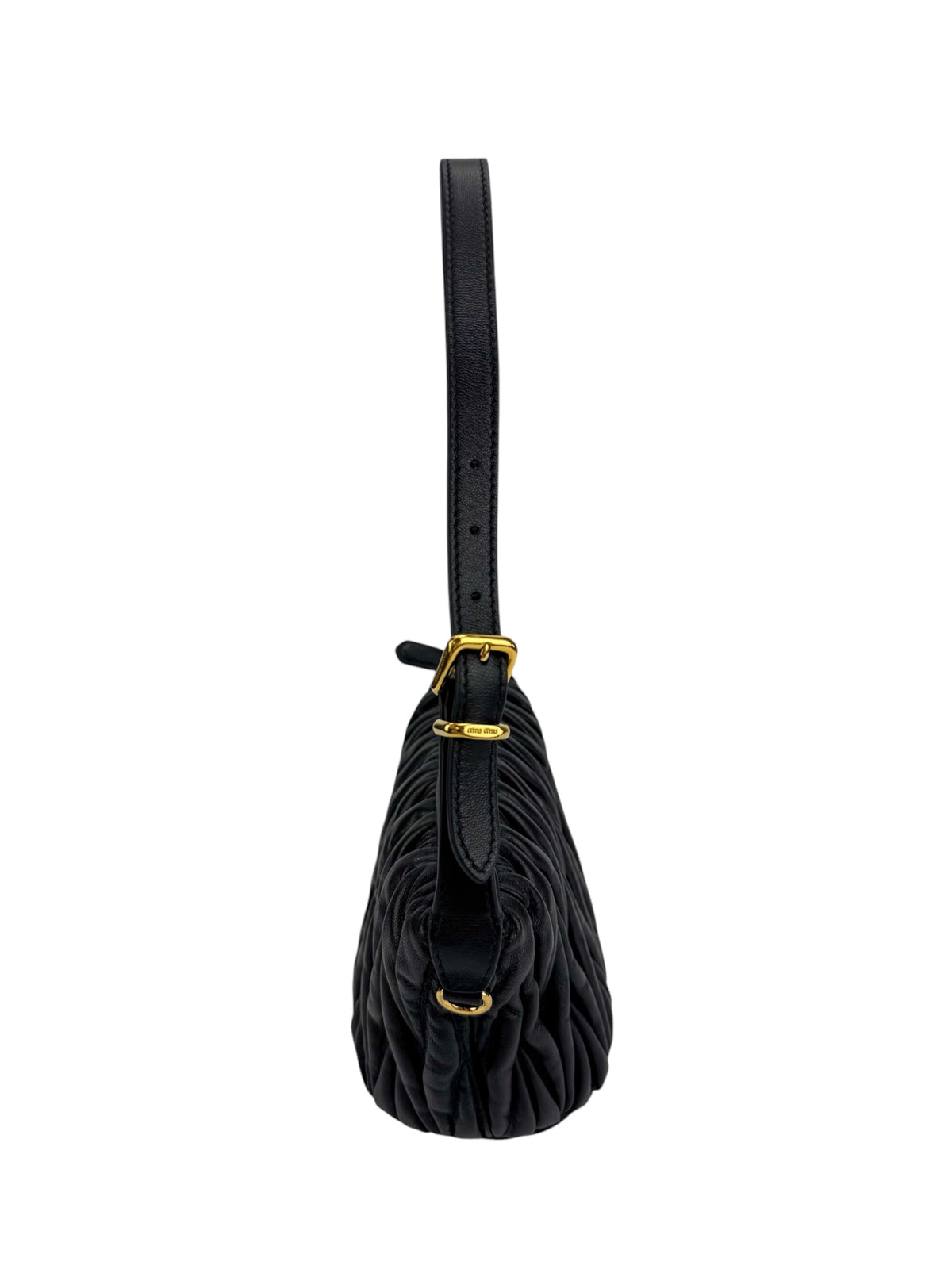 Miu Miu Black Nappa Wander Mini Bag