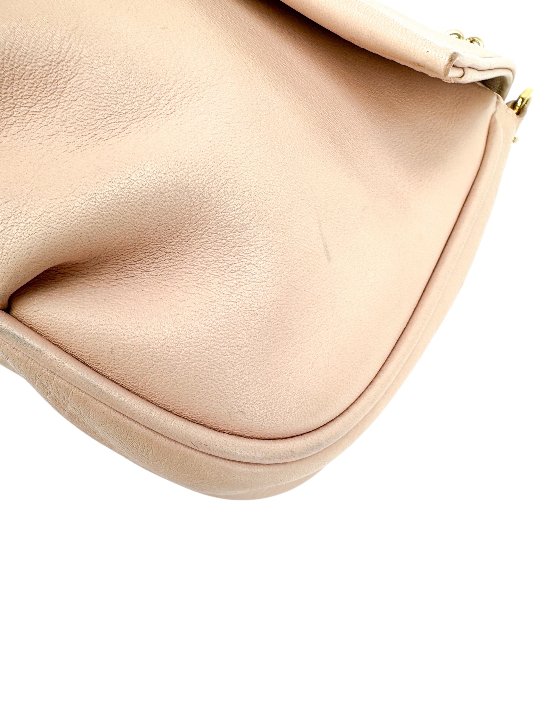 Fendi Pink Leather Crossbody Bag