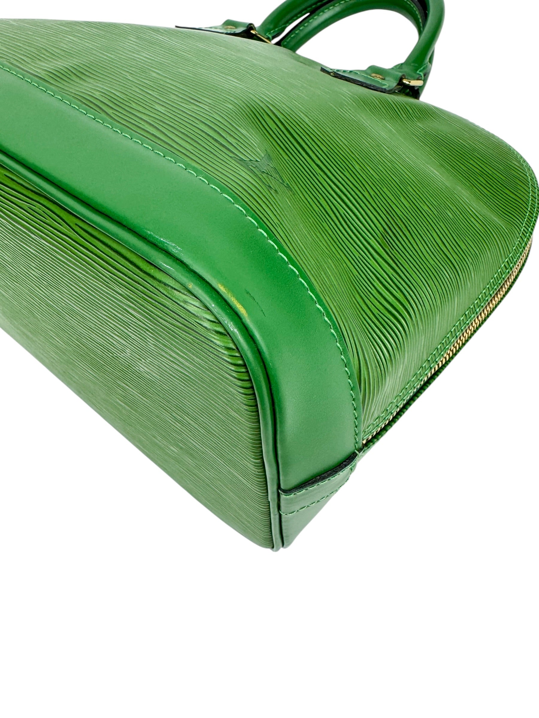 Louis Vuitton Green Epi Alma PM