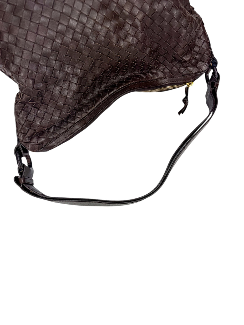 Bottega Veneta Brown Intrecciato Hobo Bag