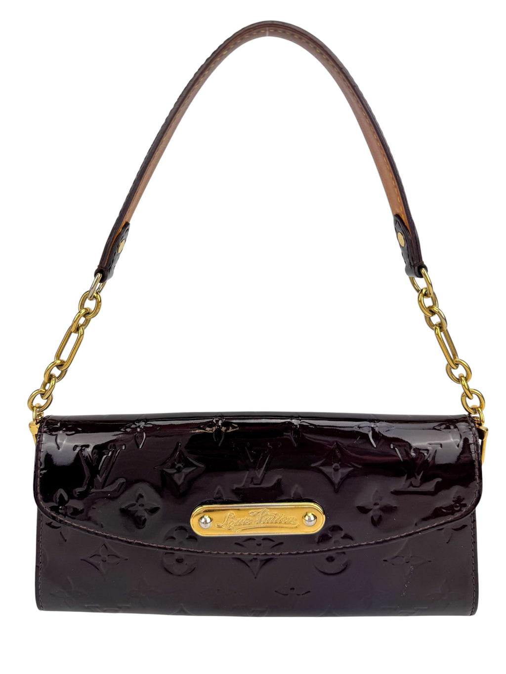 Louis Vuitton Amarante Vernis Sunset Boulevard Shoulder Bag