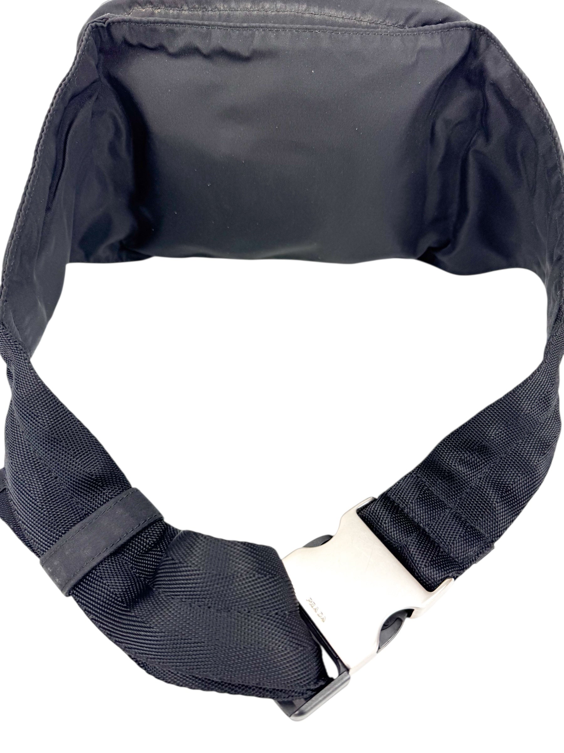 Prada Black Nylon Bum Bag