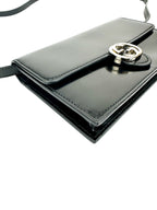 Gucci Black Interlocking GG Small Crossbody Bag (WOC)