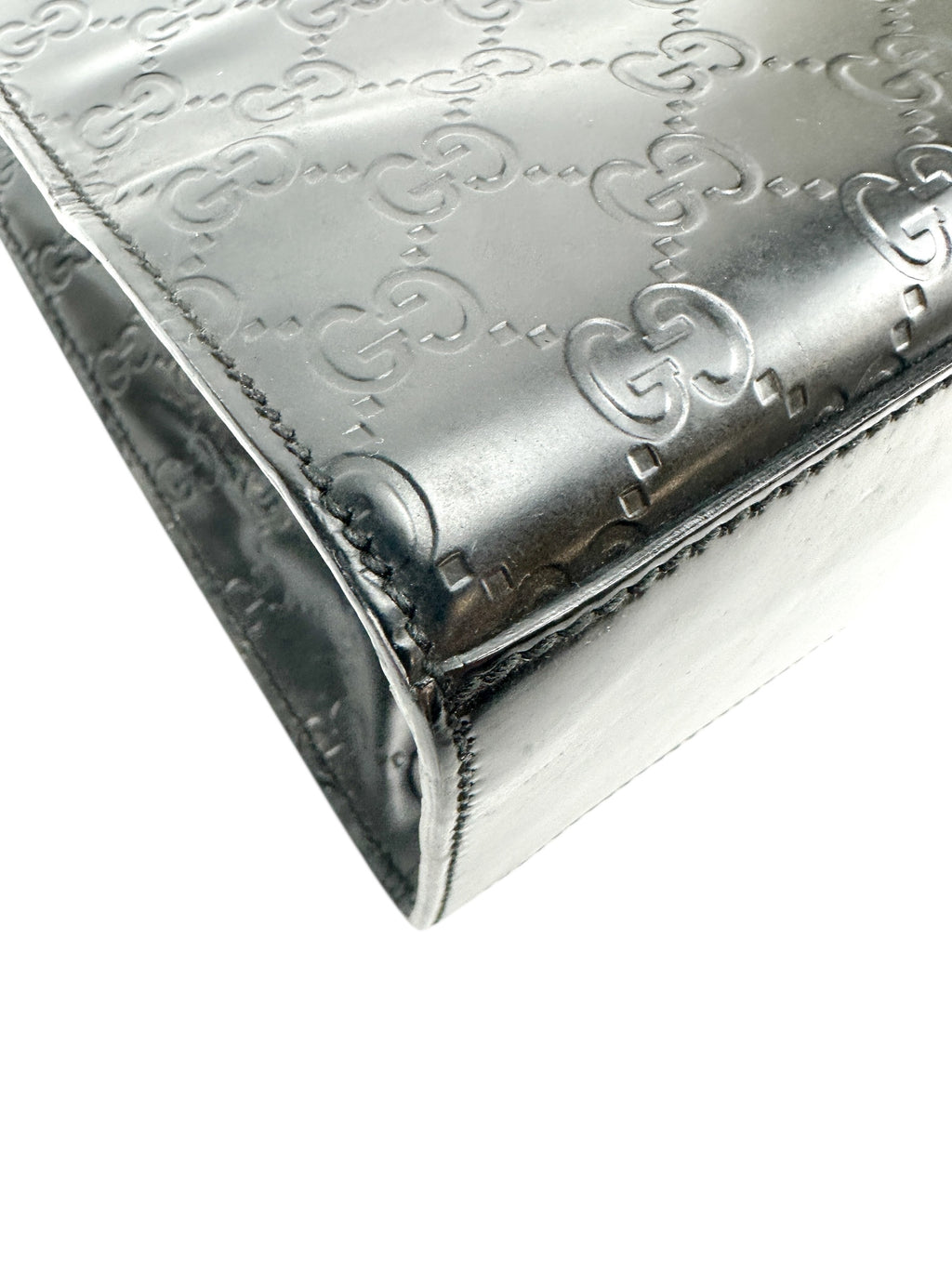 Gucci Black Guccissima Shoulder Bag