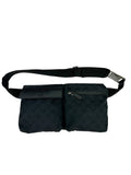 Gucci Black GG Canvas Bum Bag