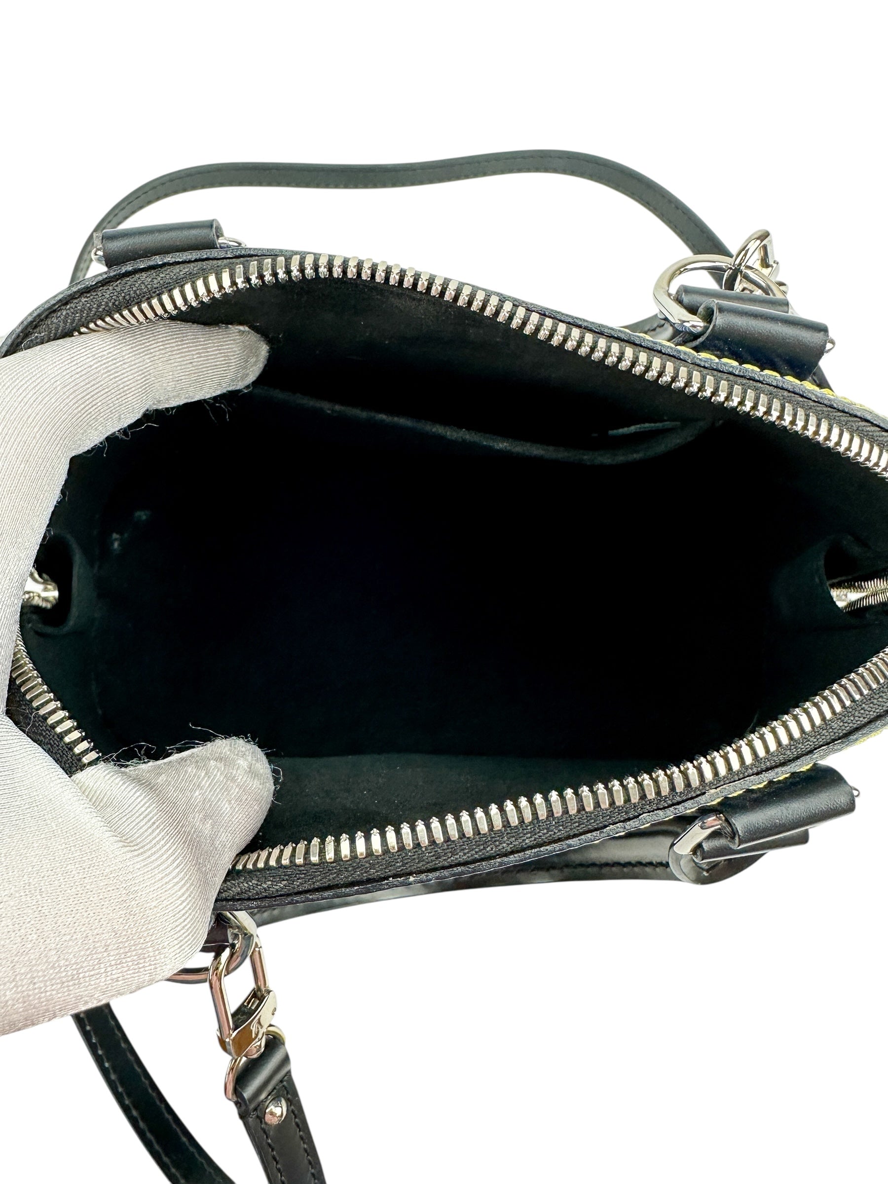 Louis Vuitton Blue Azteque Epi Alma BB W/ Strap (Limited Edition)