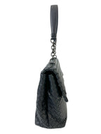 Bottega Veneta Navy Intrecciato Olympia Bag