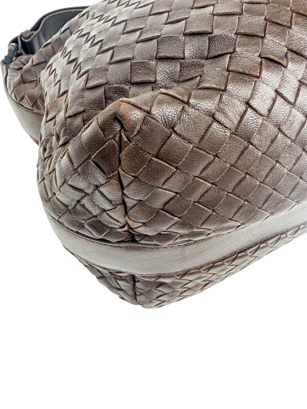 Bottega Veneta Brown Intrecciato Hobo Bag